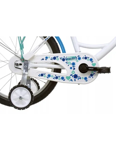 Dziecięcy Rower Dziewczęcy 16 Koszyk Kółka Boczne