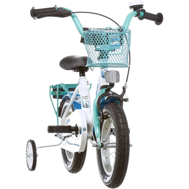 Dziecięcy Rowerek 12 Dziewczynki Koszyk Kółka boczne