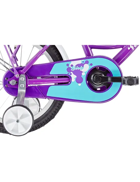 4+ Dziecięcy Rower 16 Kółka Boczne Kontra Rowerek