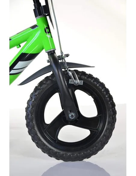 Dziecięcy Rower Miejski 12 Dino 3+ Kółka Boczne