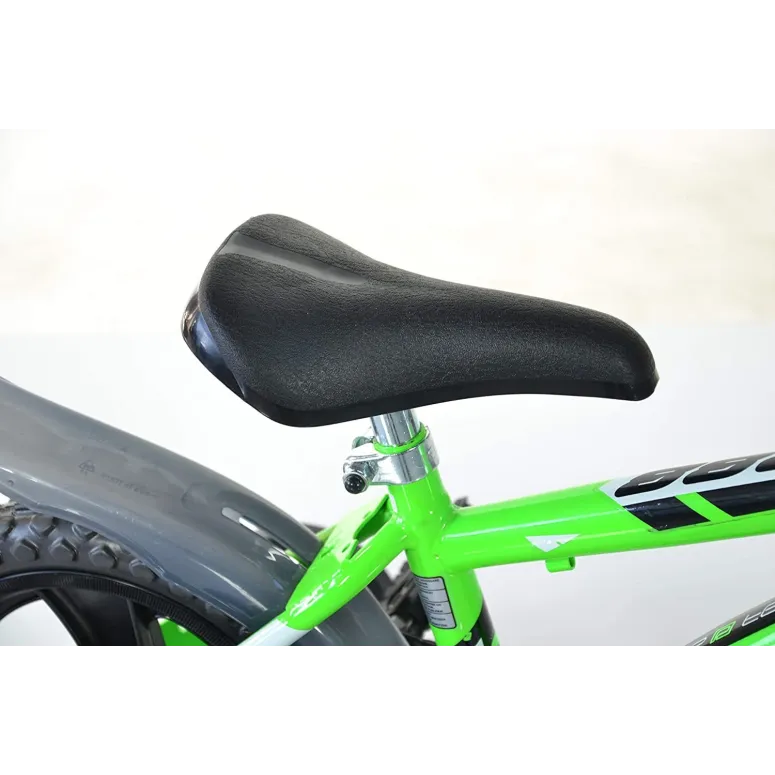 Dziecięcy Rower Miejski 12 Dino 3+ Kółka Boczne