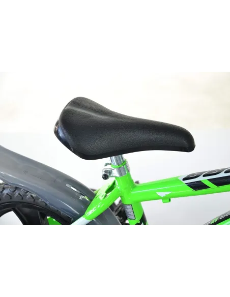 Dziecięcy Rower Miejski 12 Dino 3+ Kółka Boczne