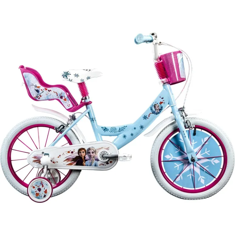 Disney Frozen Kraina Lodu Rower Dziewczęcy 16 Kosz