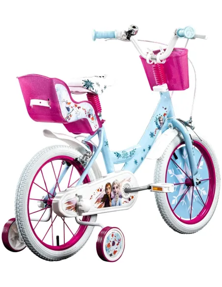 Disney Frozen Kraina Lodu Rower Dziewczęcy 16 Kosz