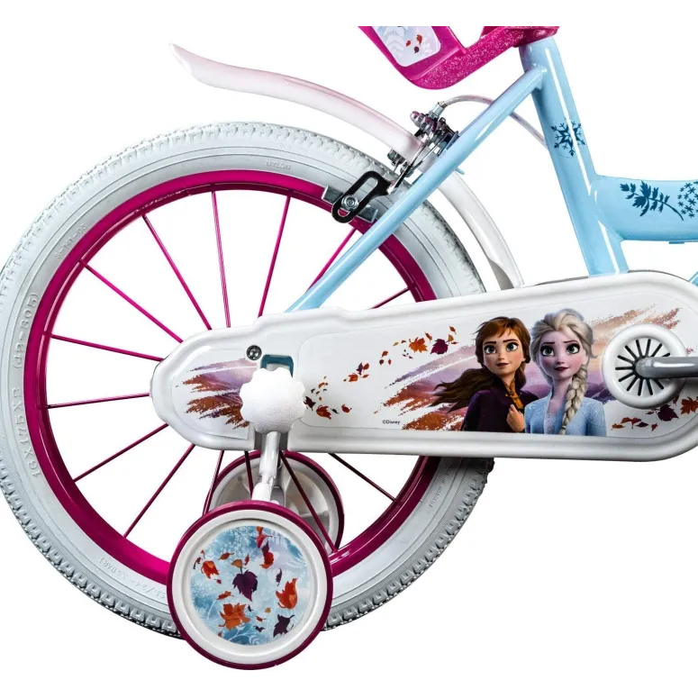 Disney Frozen Kraina Lodu Rower Dziewczęcy 16 Kosz