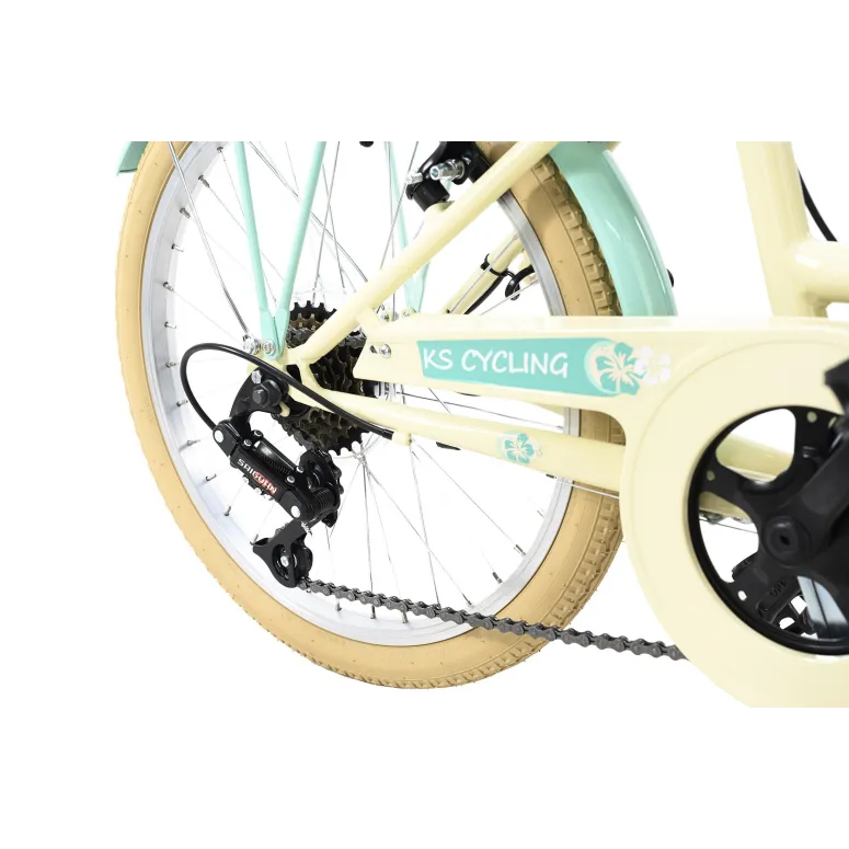 Rowerek Dziecięcy 20 Dziewczynki Miejski 6 Biegów