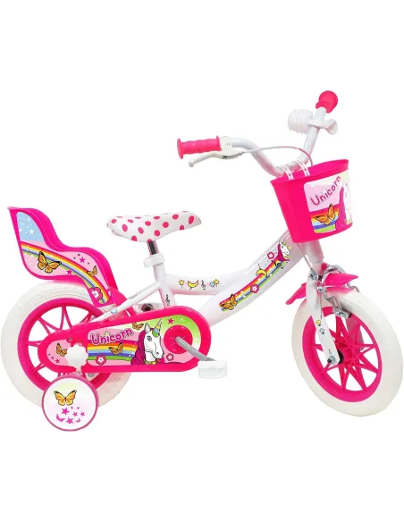 Dziecięcy Rower Dziewczęcy 12 Unicorn Kółka Boczne