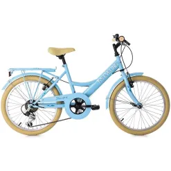 Rower Dziecięcy 20 Miejski 6 Bieg Bagażnik Błotnik