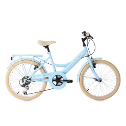 Dziewczęcy Rower Miejski 20 Bagażnik 6 Biegów