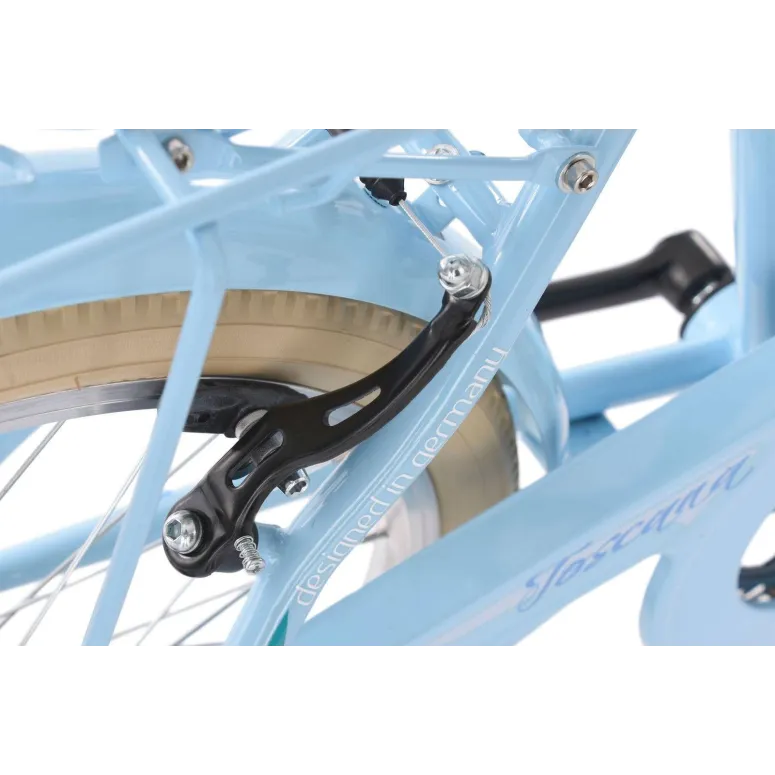 Dziewczęcy Rower Miejski 20 Bagażnik 6 Biegów