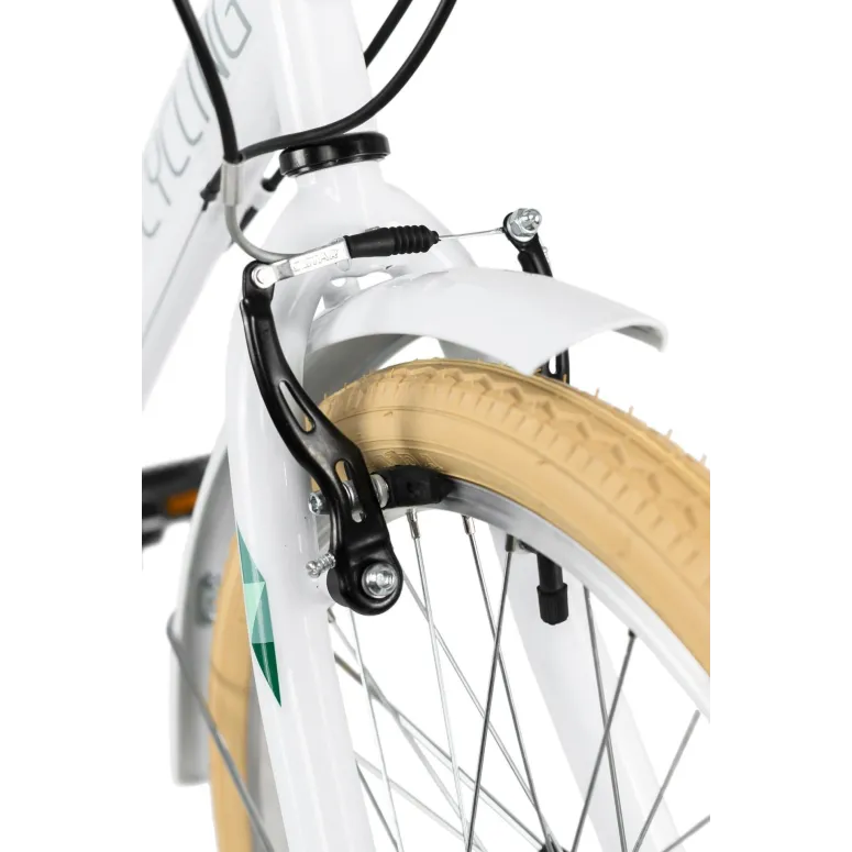 Rower Dziecięcy Miejski Dziewczęcy 20 Bagażnik