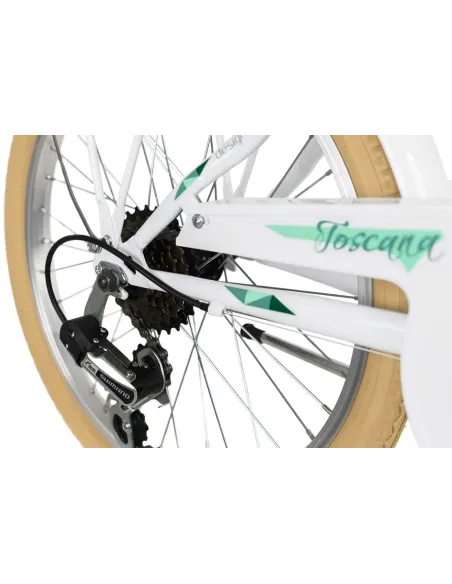 Rower Dziecięcy Miejski Dziewczęcy 20 Bagażnik