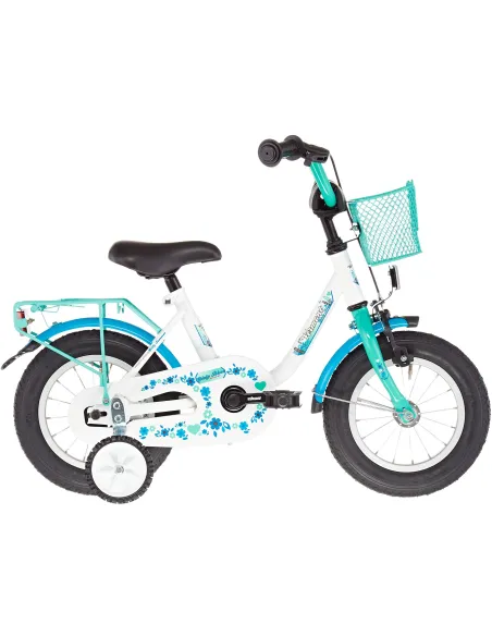 Dziecięcy Rower Dziewczęcy 12 Kółka Boczne 3+