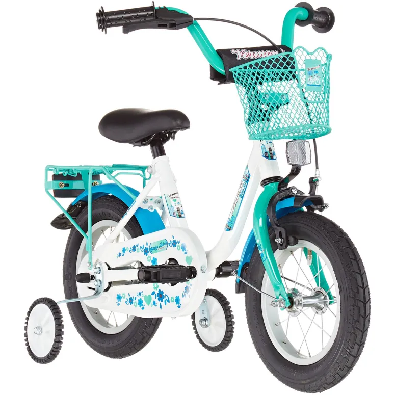 Dziecięcy Rower Dziewczęcy 12 Kółka Boczne 3+