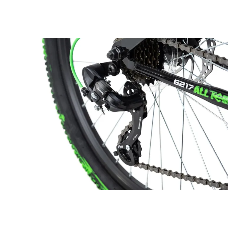 Chłopięcy Rower Dziecięcy Górski 24 Amortyzacja