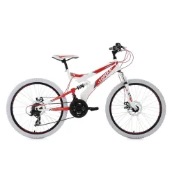 Rower Górski Dziecięcy MTB 24 Amortyzacja Tarcze