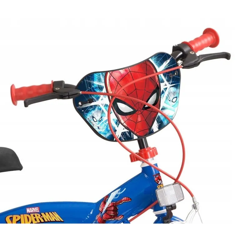 Rower Dziecięcy 14 Chłopięcy Koła Boczne Spiderman