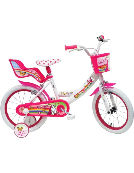 Dziecięcy Rower Dziewczęcy 16 Jednorożec Kółka