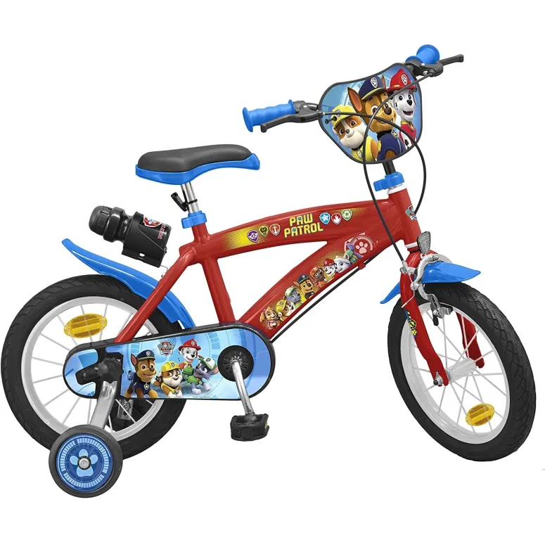 Dziecięcy Rower Chłopięcy 14 Psi Patrol 3+ Osłona