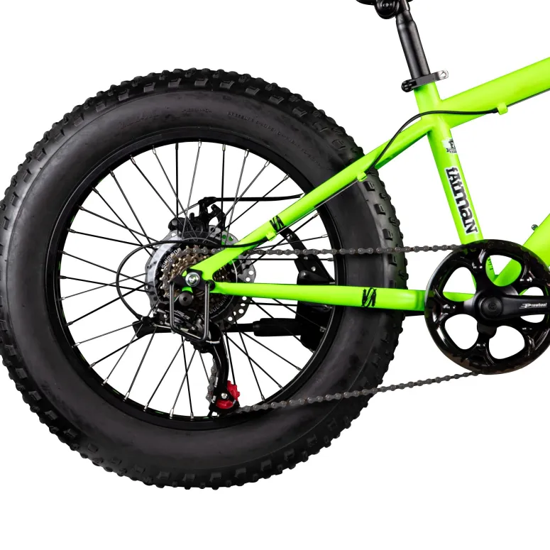 Rower Dziecięcy Fatbike 20 Chłopięcy Tarcze ALU