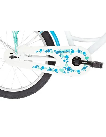 Dziecięcy Rower Miejski Dziewczęcy 18 Koszyk