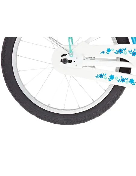 Dziecięcy Rower Miejski Dziewczęcy 18 Koszyk