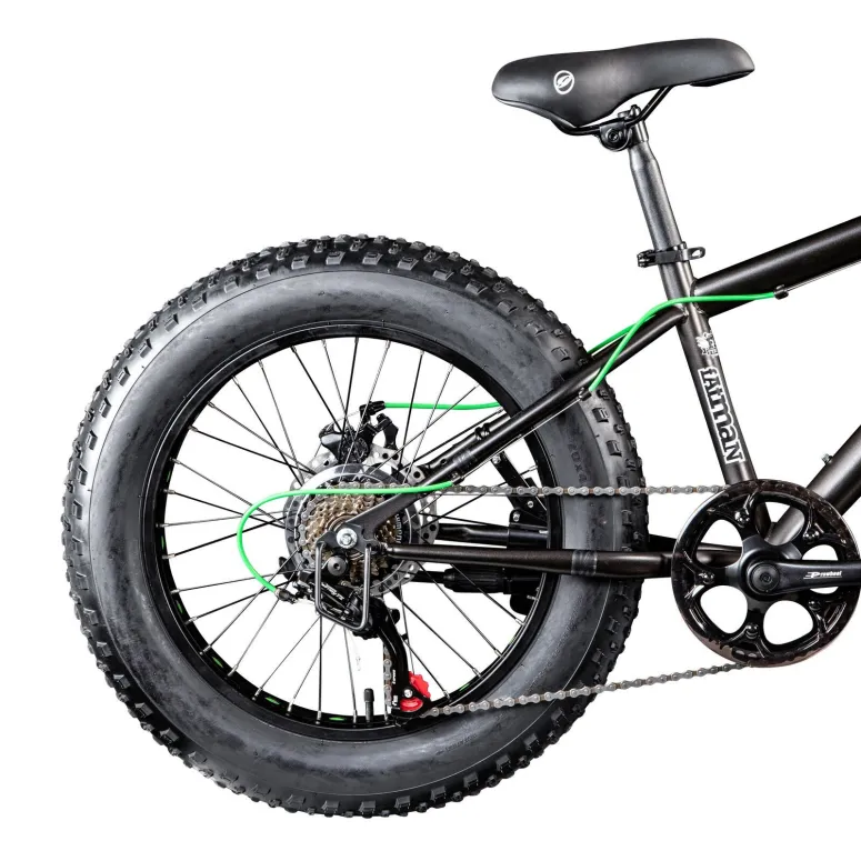 Rower Dziecięcy Fatbike 20 Chłopięcy Tarcze ALU