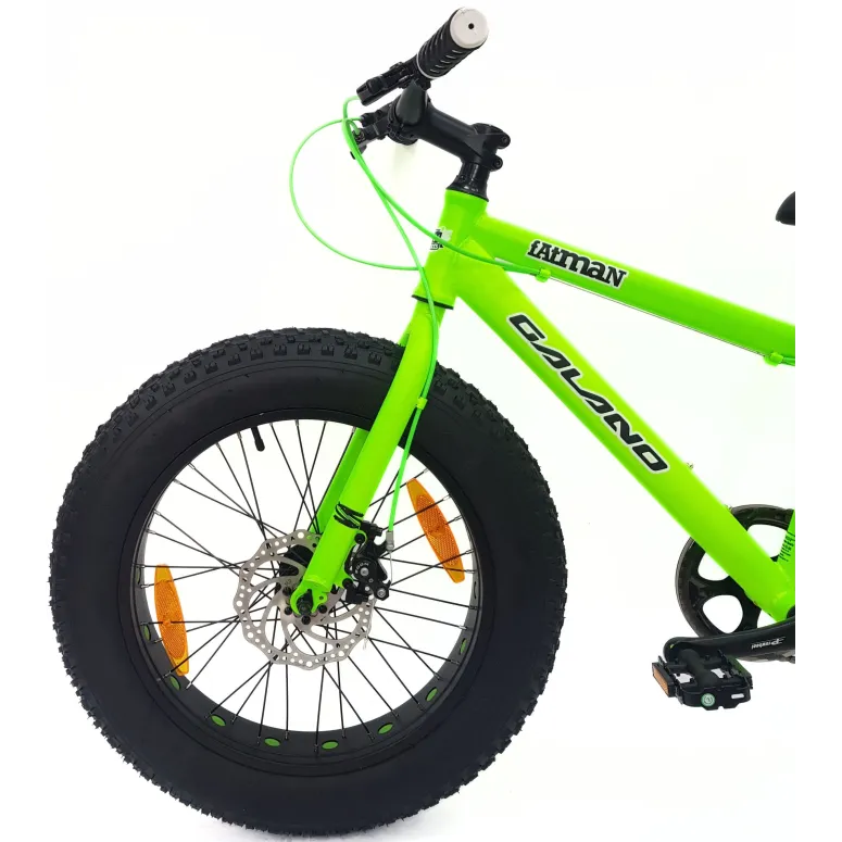 Rower Dziecięcy Fatbike 20 Stal Chłopięcy Tourney Tarcze Stopka