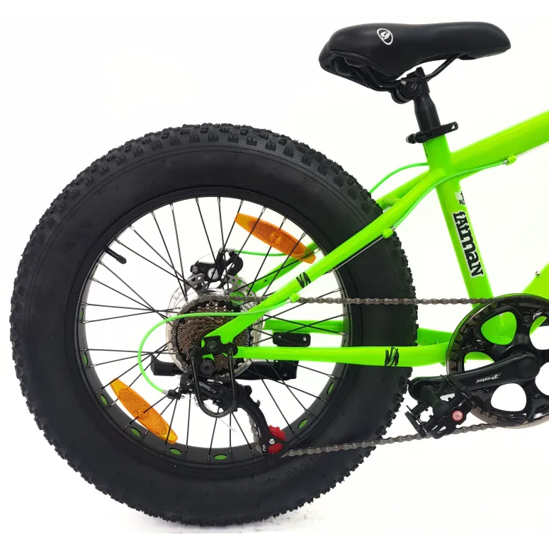 Rower Dziecięcy Fatbike 20 Stal Chłopięcy Tourney Tarcze Stopka