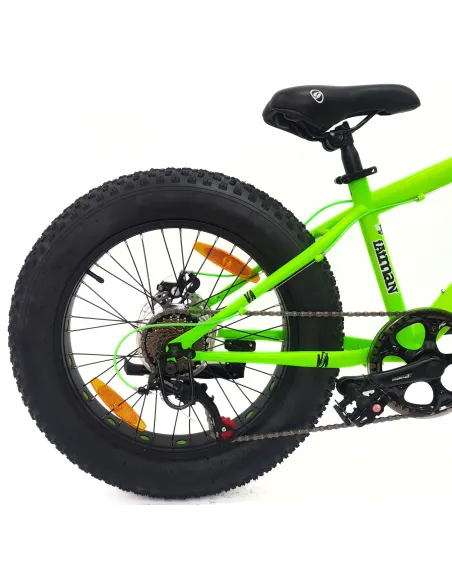 Rower Dziecięcy Fatbike 20 Stal Chłopięcy Tourney Tarcze Stopka