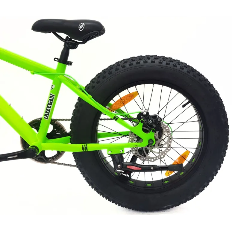 Rower Dziecięcy Fatbike 20 Stal Chłopięcy Tourney Tarcze Stopka