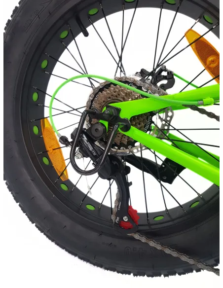 Rower Dziecięcy Fatbike 20 Stal Chłopięcy Tourney Tarcze Stopka