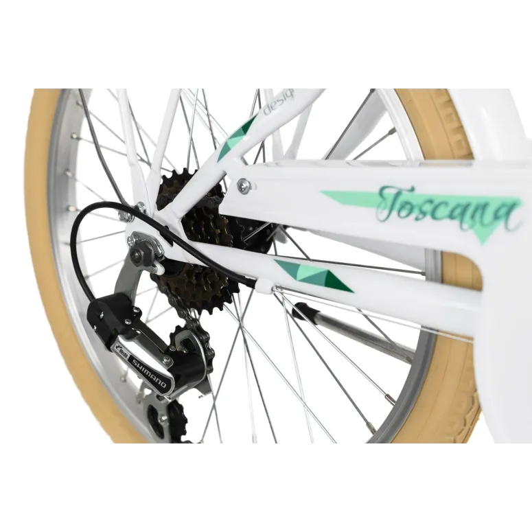 Dziecięcy Rowerek Miejski Dziewczynki 20 Bagażnik