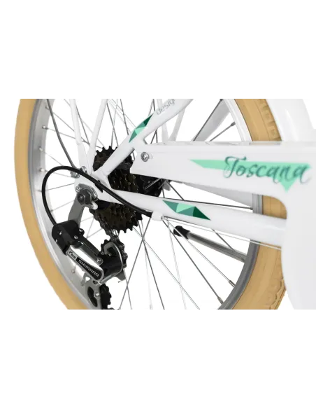 Dziecięcy Rowerek Miejski Dziewczynki 20 Bagażnik