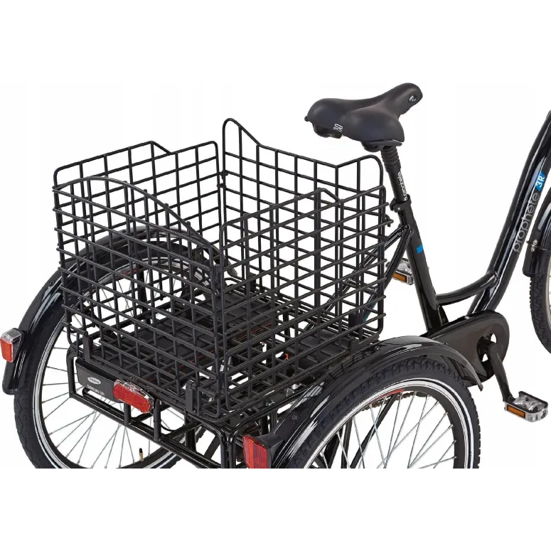 Trójkołowy Elektryczny Rower Miejski 250W Kosz