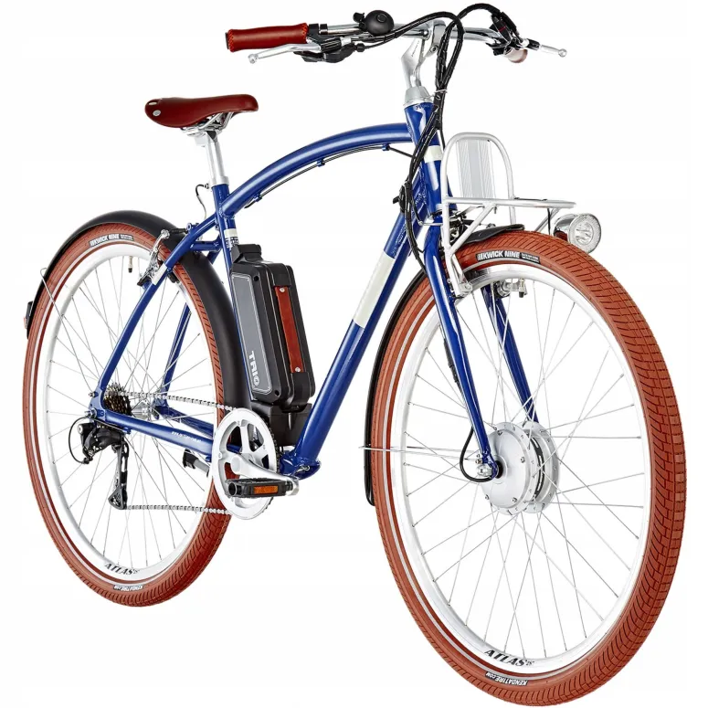 Elektryczny Rower Miejski Męski koła 28 Retro 250W