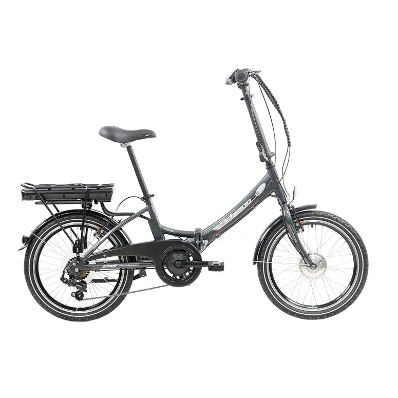 Składany Rower Elektryczny 20 Aluminiowy 7 Biegów