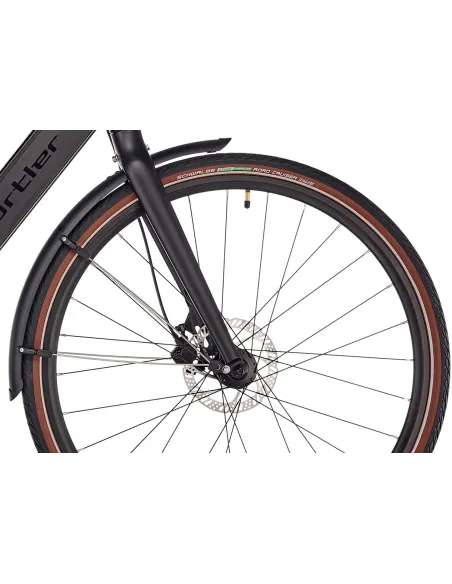 Miejski Rower Elektryczny Męski 28 Hydrauliczne Alu