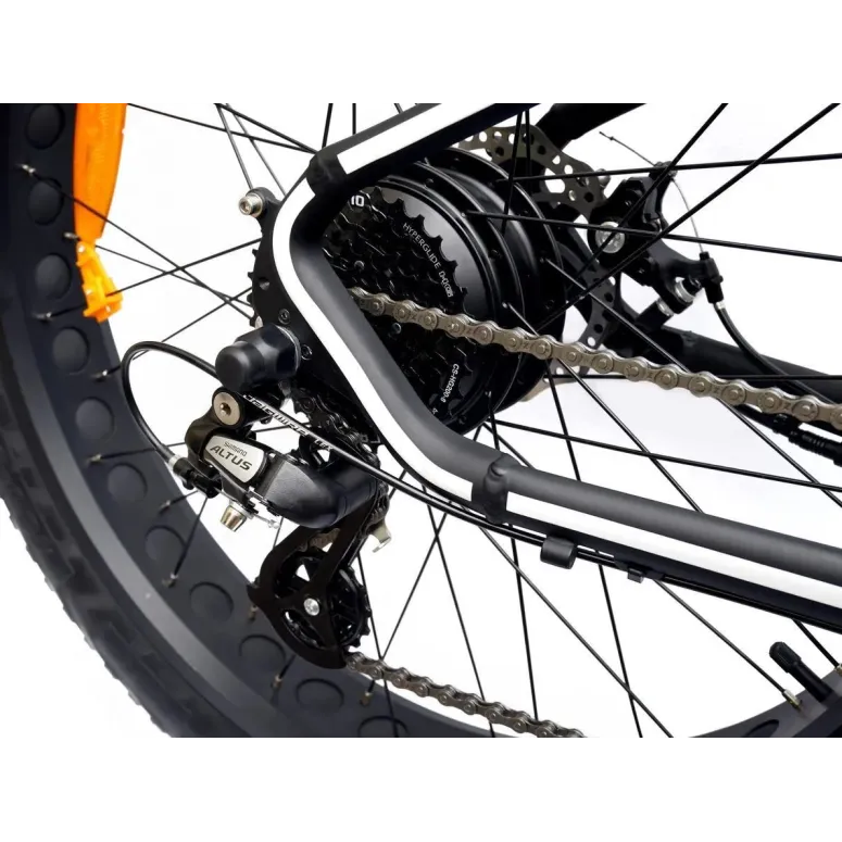 Rower Elektryczny Terenowy Fatbike 26 Grube Opony