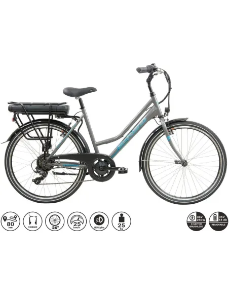 Elektryczny Rower Miejski 26 Wspomaganie 250W