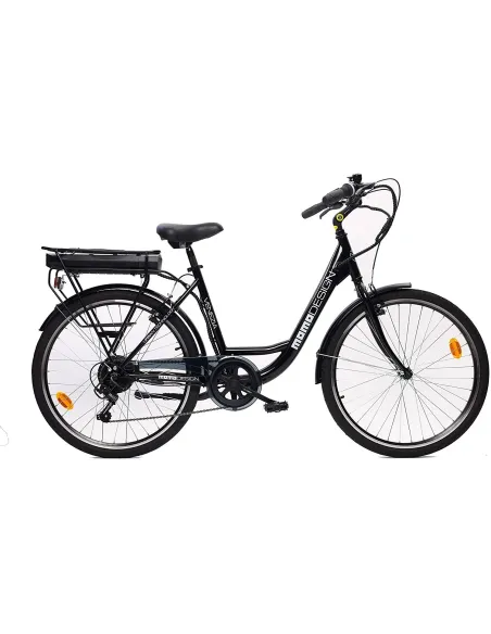 Elektryczny Rower Miejski 26 Wspomaganie 250W 3 Tryby Błotniki Bagażnik