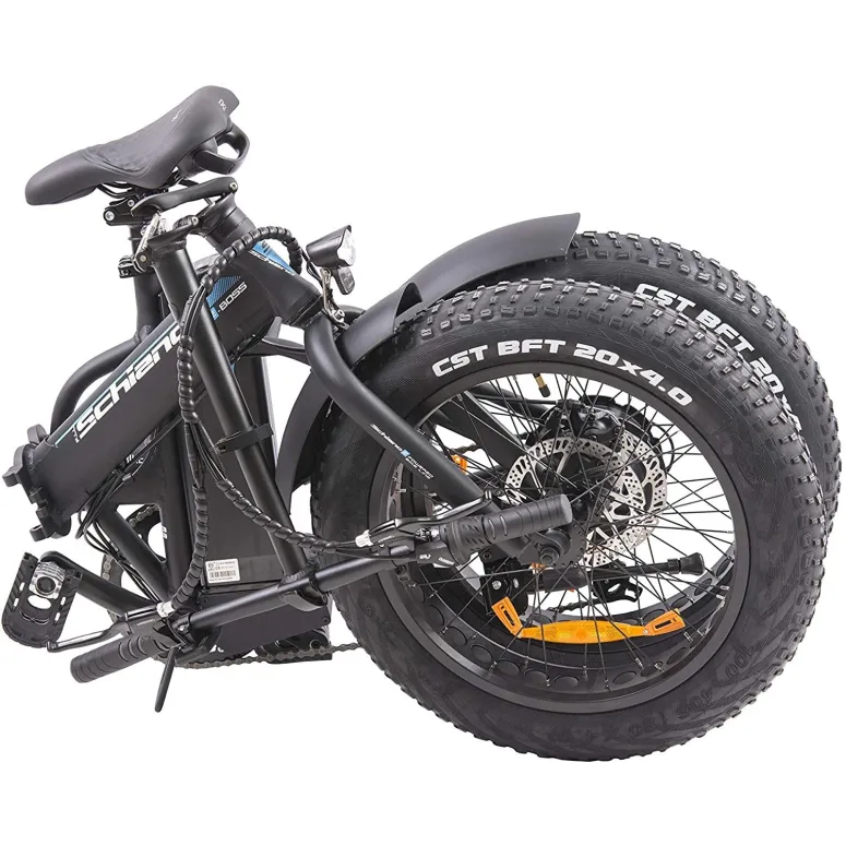 ALU Fatbike Elektryczny Rower Składany 20 TARCZE