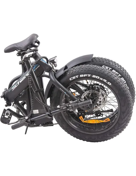 ALU Fatbike Elektryczny Rower Składany 20 TARCZE