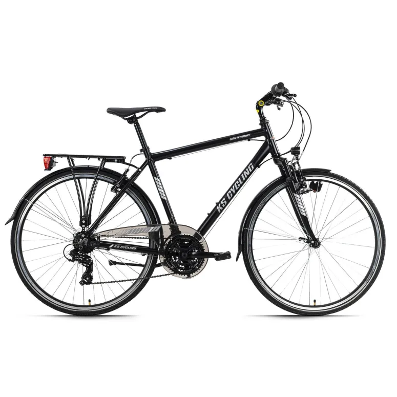 Rower Trekkingowy Męski 28 Aluminiowy Shimano Bagażnik Amortyzacja Światła