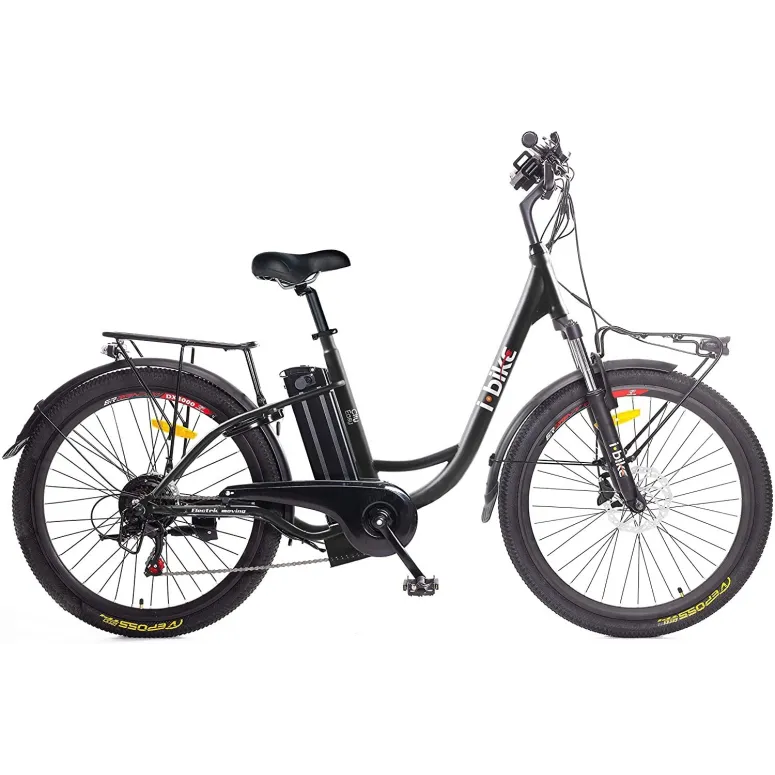 Rower Elektryczny Miejski 26 Wspomaganie Tarcze