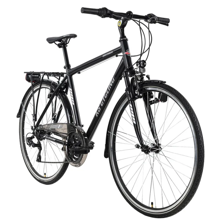 Rower Trekkingowy Męski 28 Aluminiowy Shimano Bagażnik Amortyzacja Światła