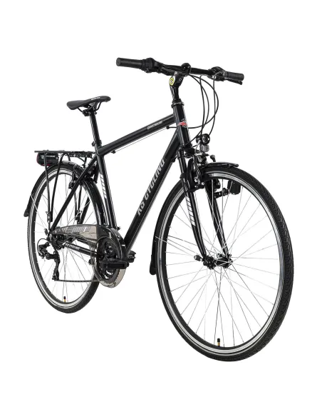 Rower Trekkingowy Męski 28 Aluminiowy Shimano Bagażnik Amortyzacja Światła