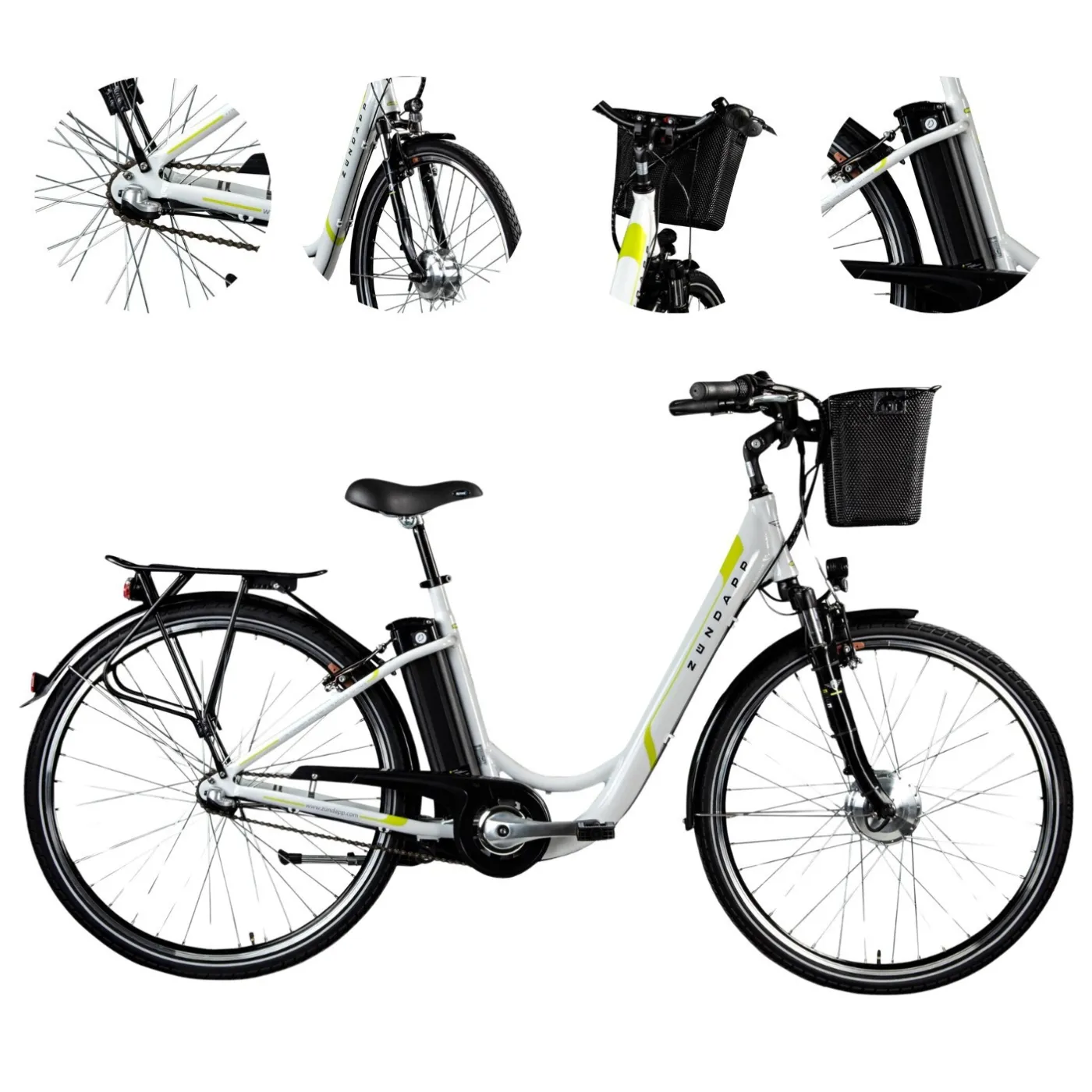 Elektryczny Rower Miejski 28 Nexus 3 Aluminium 10,4 Ah Wspomaganie 5 Trybów
