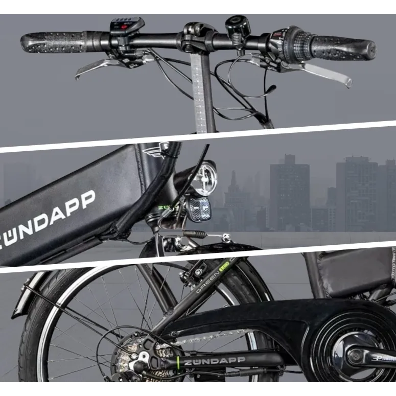 Elektryczny Rower Składany 20 Męski Damski Składak 7,8Ah Wspomaganie 3 Tryb