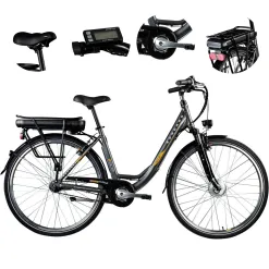 Elektryczny Rower Miejski 28 Alu Nexus 7 Wspomaganie Bagażnik Oświetlenie